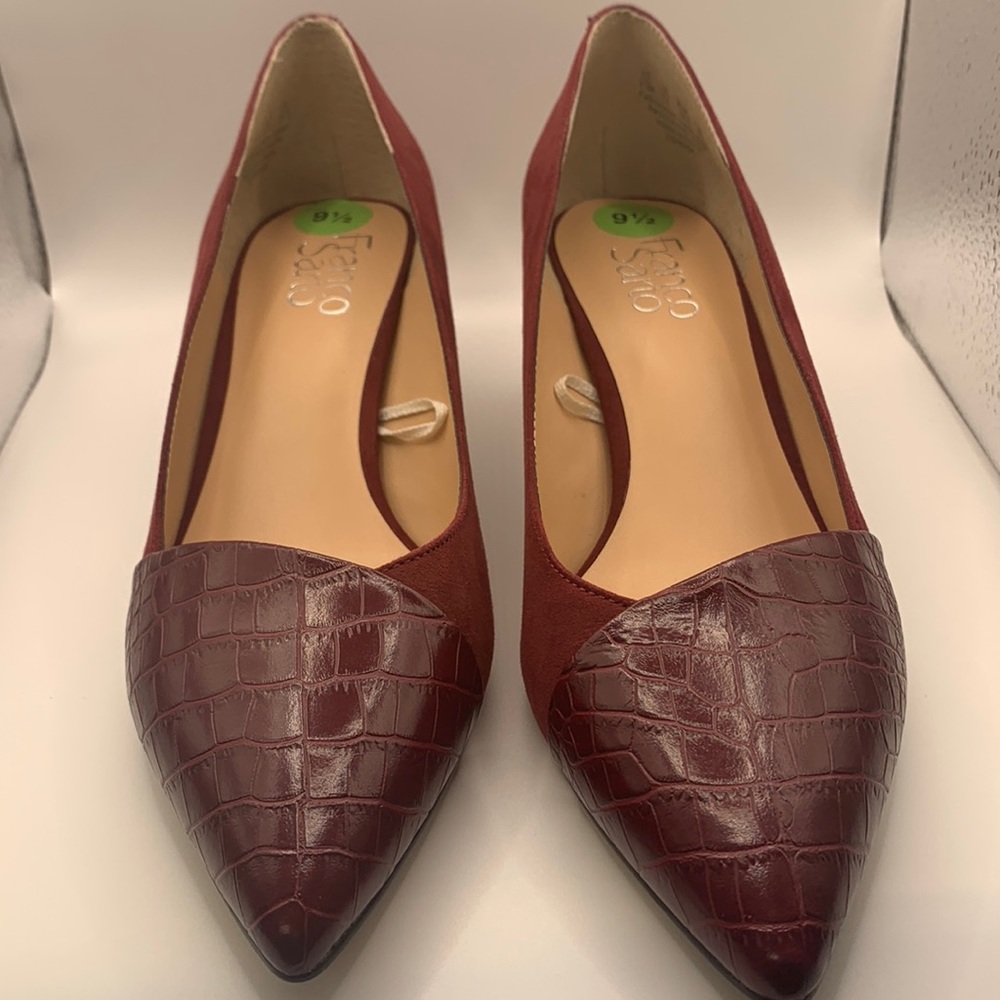 FRANCO SARTO KITTEN HEEL SHOES